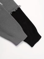 Swetway Men’s Color Block Fringe Sweater – Trendy Knit Pullover for Fall & Winter