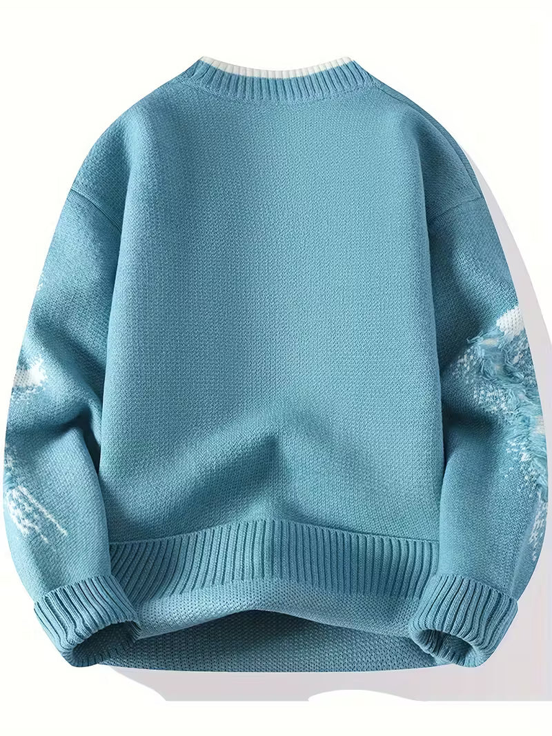 Swetway Men’s Thick Winter Sweater – Cozy Knit Pullover for Cold Weather